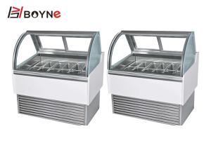 Quality Bubble Tea Ice Cream Display Fridge Equipment Dessert Freezer 220V wholesale