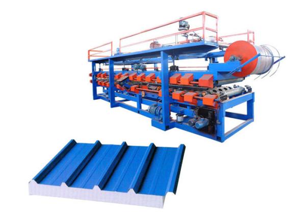 Cheap Power 32 Kw Steel  Sandwich Panel Machine , Sandwich Panel Production Line for sale