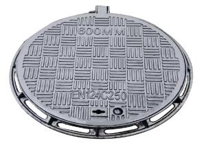 Quality High Load Bearing Sewer Manhole Cover D400 Ductile Iron Covers Burgla Rproof wholesale