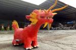 Artificial Kirin Dinosaur Battery Car Coin Operated Speed Adjustable