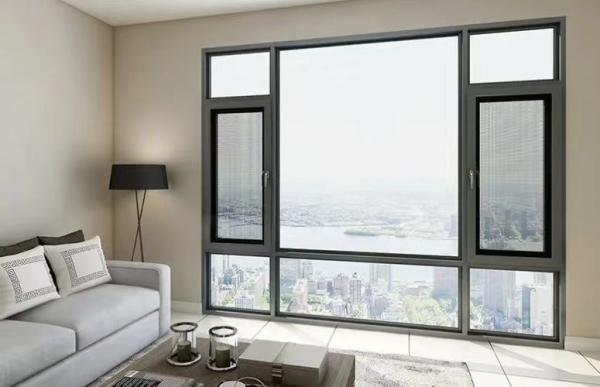 Office Building Aluminum Casement Windows Replacement / Building Aluminium