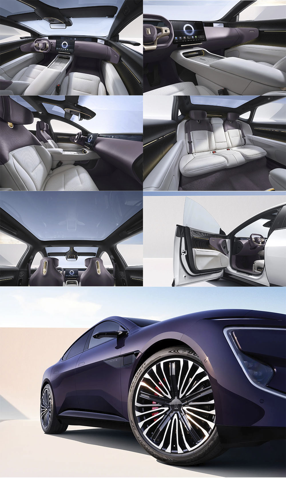 Changan Avatr 12 Energy Vehicles Pure Electric 5-Seater SUV Long Range EV Sedan Single Dual Motor Edition