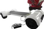 White Color Powerful Electric Scooter 60V Voltage 18.2Ah Battery 20km/H Max