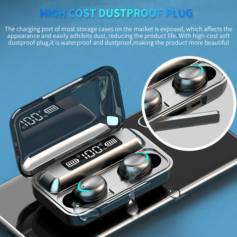 TWS Running Bluetooth Earphone Noise Reduction IPX7 Waterproof Earbuds