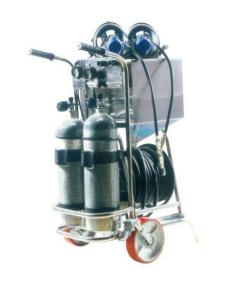 Quality Portable 2L Gas Cylinder Trolley Mounted Breathing Apparatus For Industrial Safety wholesale