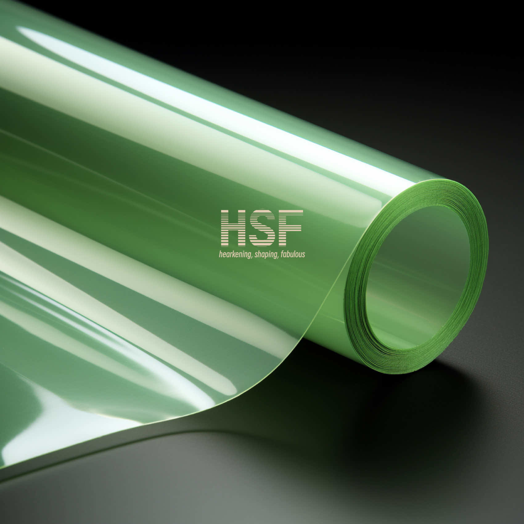 Translucent Green Anti Static Protective PET Film 20 Micron