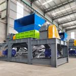 Dual Shaft Plastic Film Shredder Waste Recycling Two Shaft Shredder