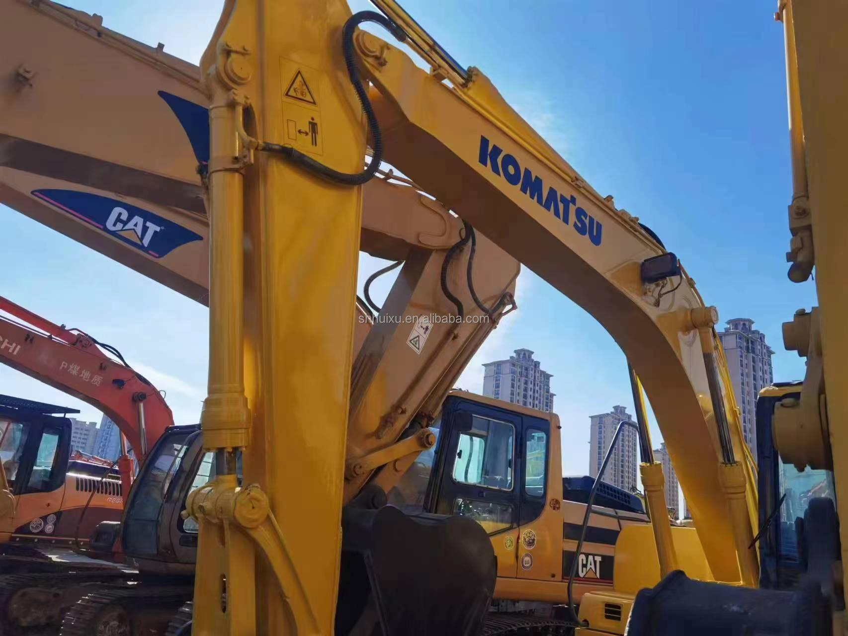 Hand used earth digger Komatsu PC110 used machinery hand used post hole diggers second hand diggers for sale