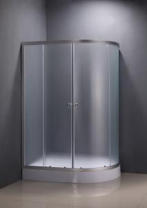 Quality 1150x800x1950mm 4mm Self Contained Shower Units Silver Aluminum Frame wholesale