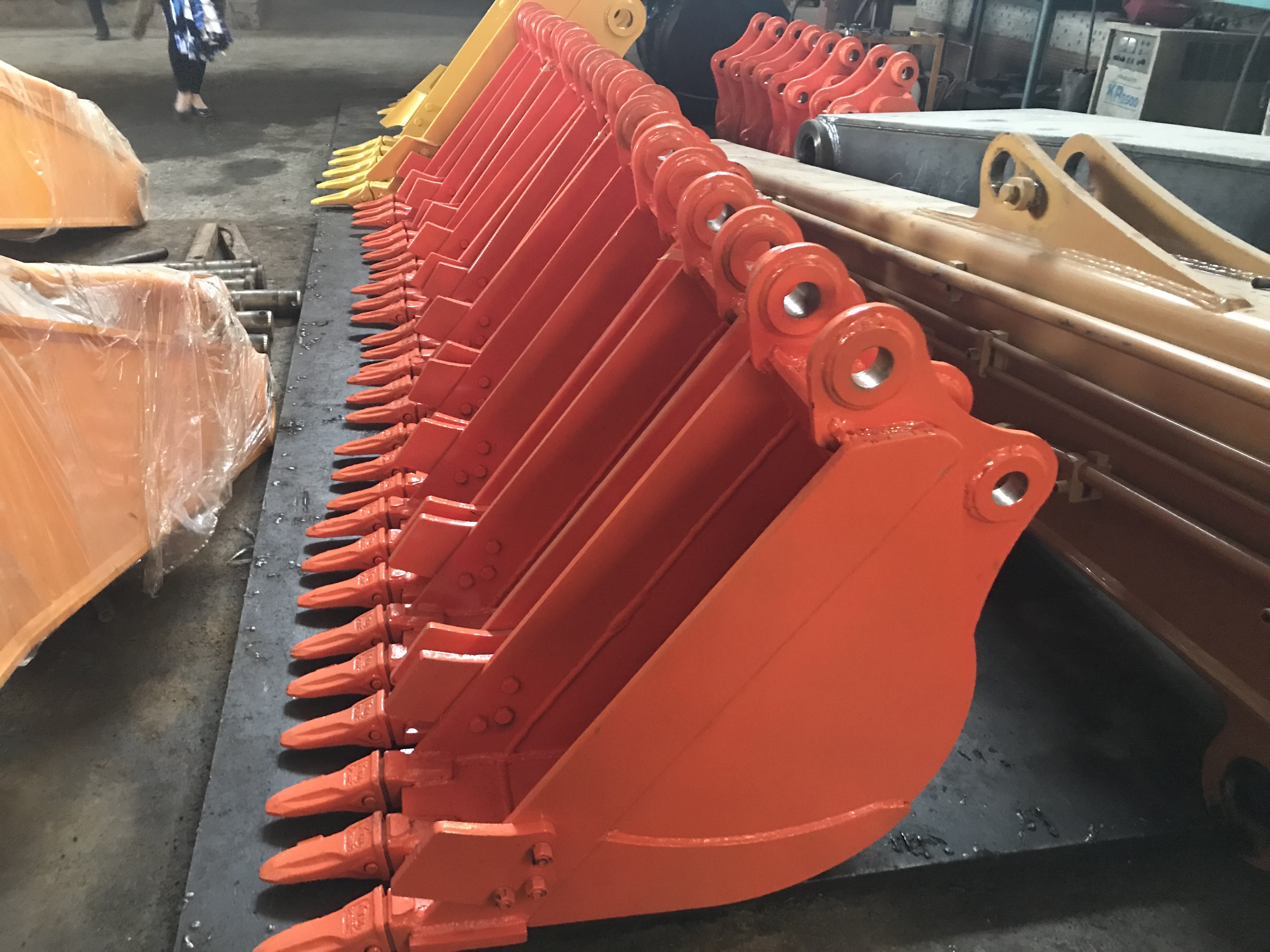 OEM Excavator Hydraulic Thumb Grab Bucket For PC270 Excavator