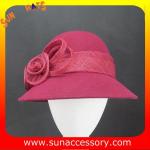 2325 Sun Accessory customized fashion winter wool felt fashion style hats ,women