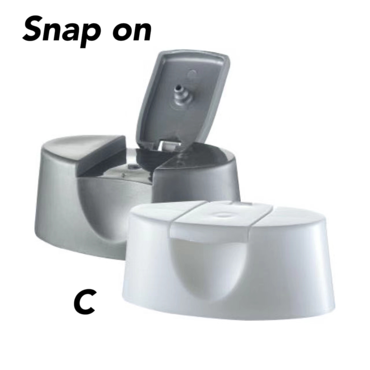 24mm Plastic Snap on Hair Conditioner Bottle with Oval Flip Cap Custom Order Accepted