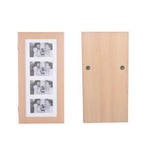 Quality MDF Panel OEM Wall Mounted Wooden Jewelry Cabinet 30cm Length wholesale