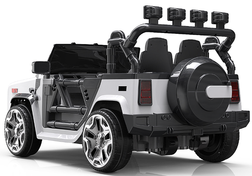 Style Ride On Toy 2022 Design Luxury 24V Electric Car with Black Two-Seater Design