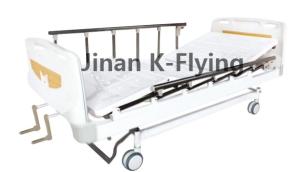 Quality 2180mm Nursing Care Bed , 65 Back lifting ABS Hospital Bed wholesale