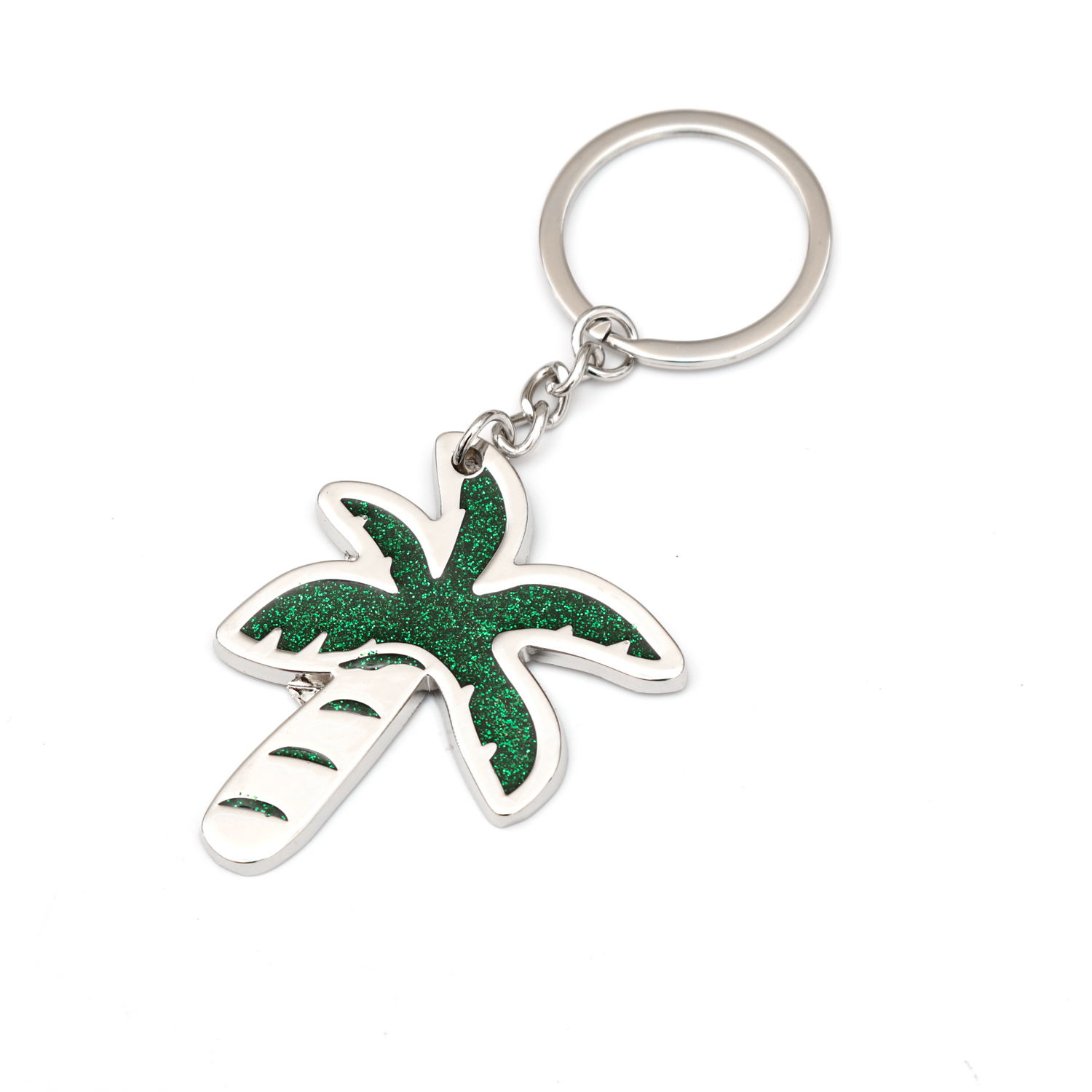 3D Raised Corkscrew Wine Opener , Silver Key Chain For Football Match