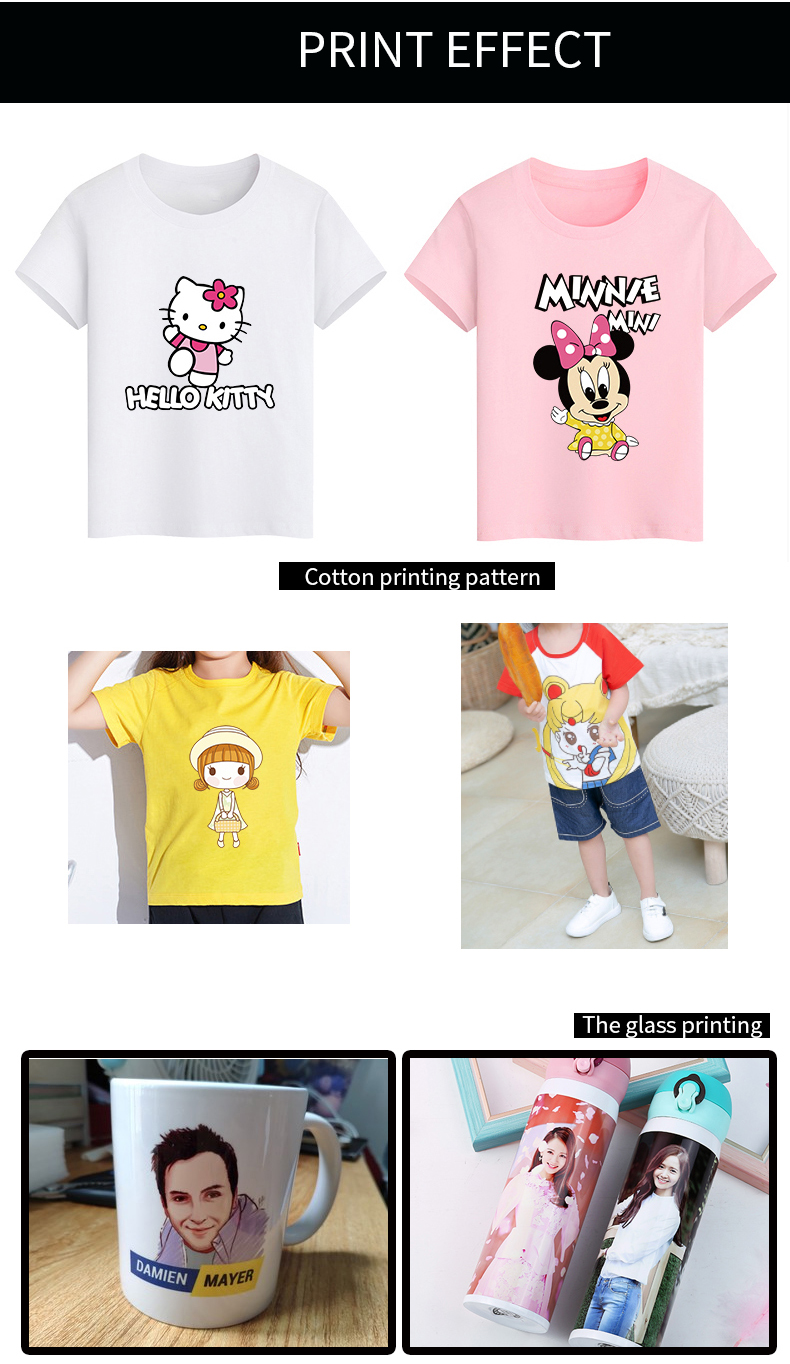 CMYK 1000ML Dye Sublimation Ink Sublimation Printing Ink For Epson Series Printhead