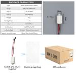 LED Light Door Cabinet Sensor Switch DC 12V 3A/5A for 1-6mm Mercury Mirror