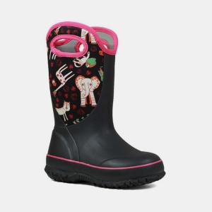 Quality Winter Animals Printed Neoprene Waterproof Rain Boots Durable wholesale