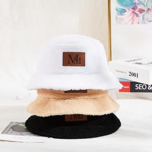 Quality Soft Warm Fishing Outdoor Vacation Winter Fleece Bucket Hat wholesale