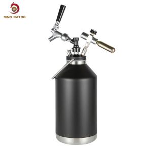 Quality FDA 3.8Ltr Beer Growler Dispenser wholesale
