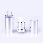 Golden Rolling Sand Shining Aluminum Luxury 120ml Transparent Lotion Bottle