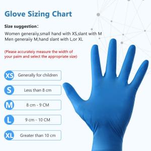 Quality Disposable Medical Nitrile Examination Gloves 9 Inch For Laboratory wholesale