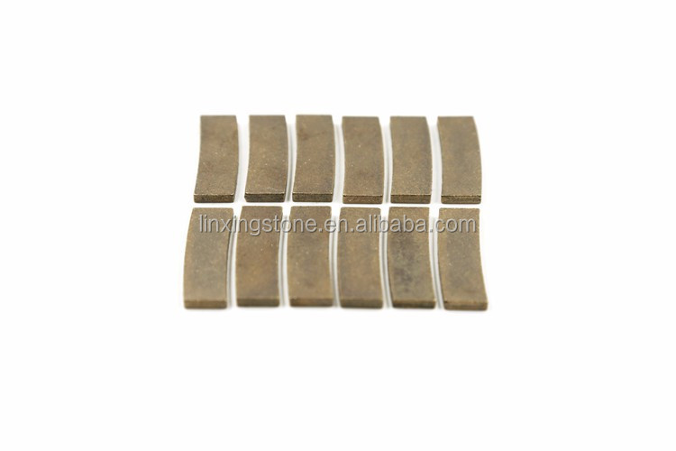 350mm Diamond Saw Blade Segment for Sandstone Fanshaped Design and Golden Color