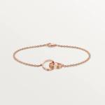 7 Inch Length 18K Solid Gold Jewellery Bracelet 3.71g Weight For LOVE