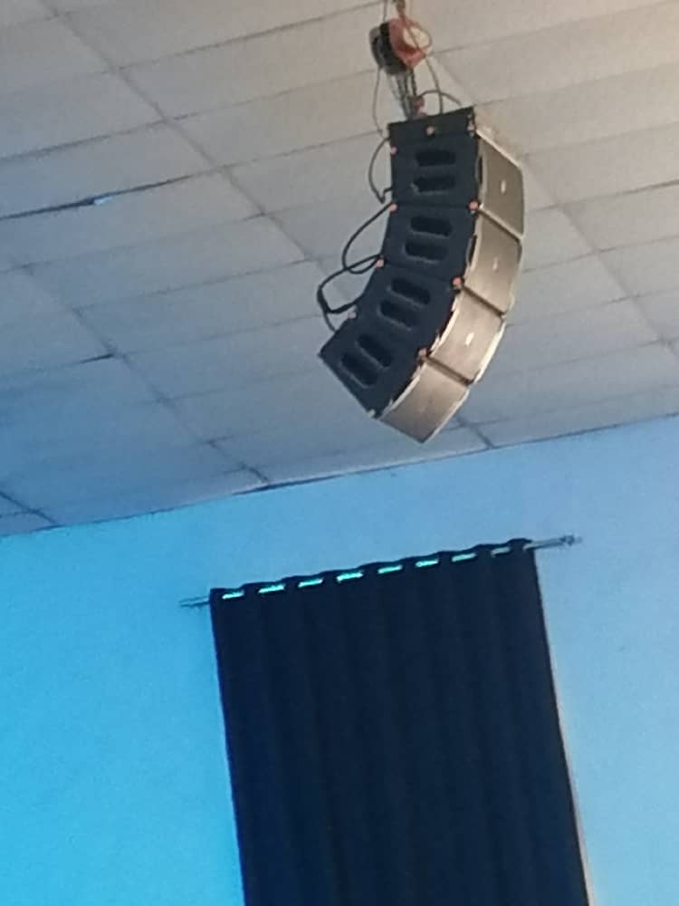 ARE AUDIO dual 8 inch high-fidelity outdoor line array speak for gym