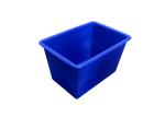 150 L Poly Box Truck Handling Cart Plastic Tub For Recycling Trash Truck