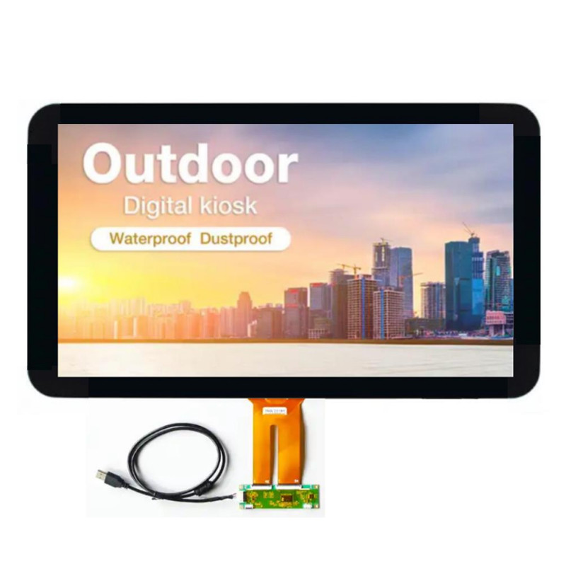 Sunlight Readable 21.5 Inch TFT LCD Display With USB Touch Screen, China Industrial TFT Display 21.5 Inch