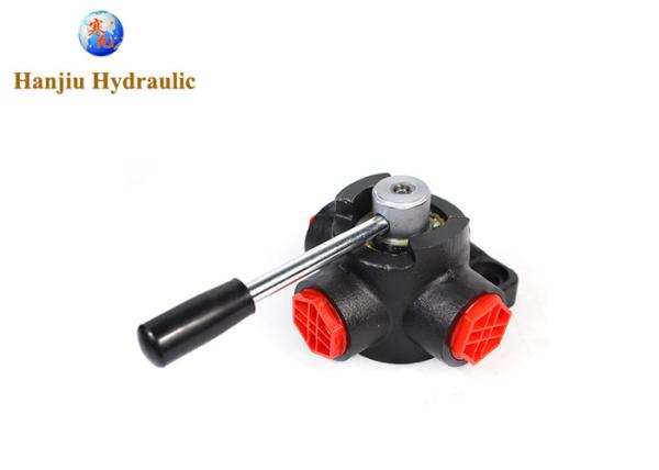 Rotary Diverter Hydraulic Selector Valve 4 Way Closed Center 24 Gpm #10 Sae