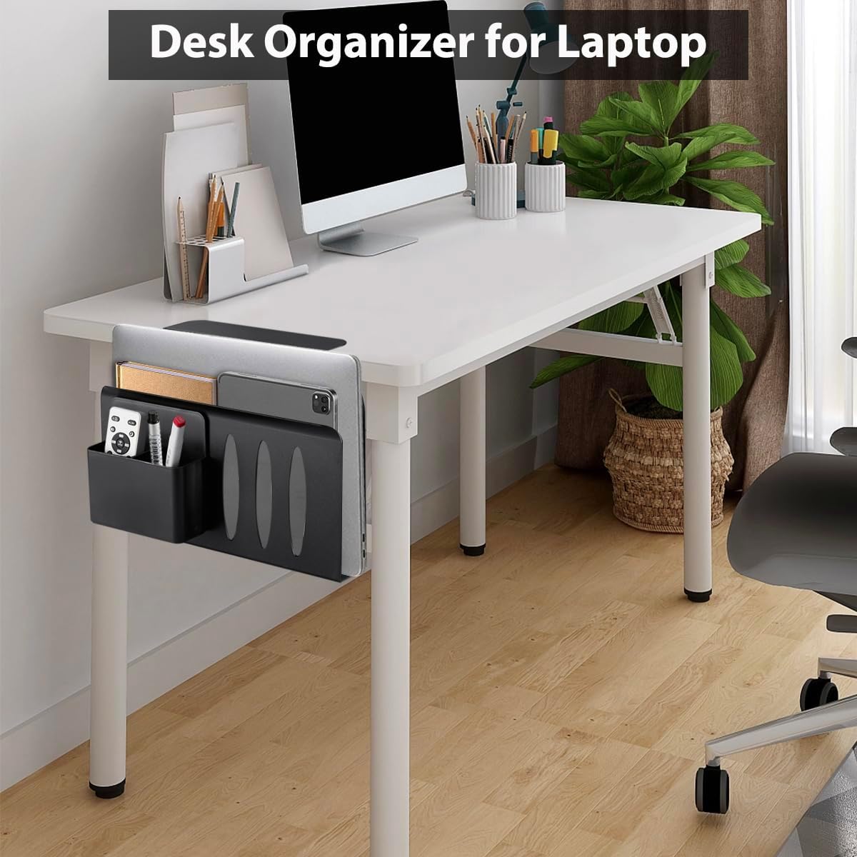 Clamp-On Desk Shelf Standing Desk Drawer with Storage Drawers No Drilling Attachment