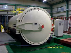 Aerated Concrete Block Wood Rubber Glass Autoclave For Aac Block Plant Φ3m
