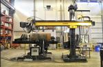 Motorized Welding Column And Boom Manipulator 100-1200mm/Min VFD