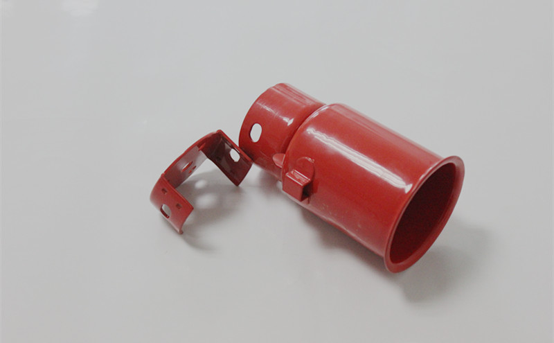 High precision powder coated welding assembly, steel deep drawn parts