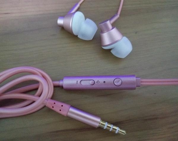 Wholesale metal earphone mobile-phone headphone spining top earphone fashion