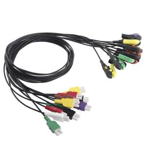 Quality GE Marquette 10 Lead X-Ray ECG Radiotranslucent Cable And Leadwires wholesale