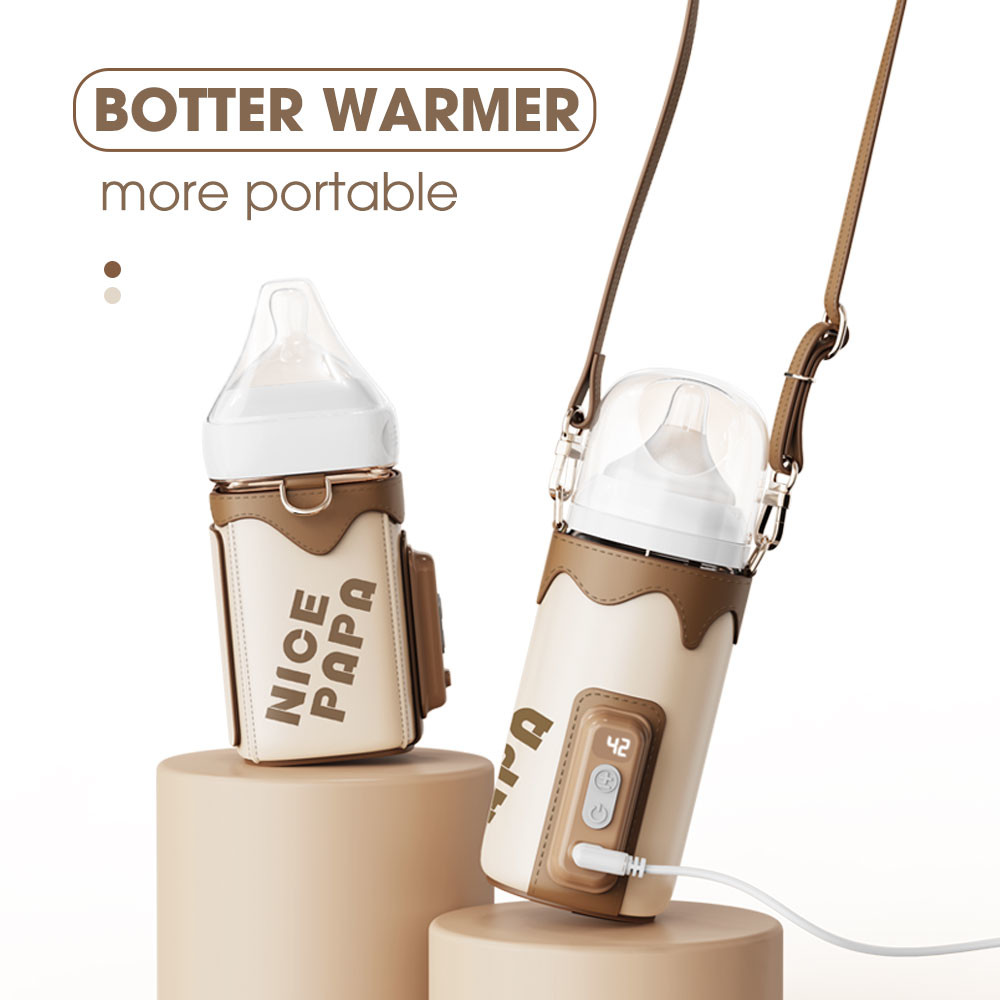 5 Temperature Setting Portable Bottle Warmer For Baby Breastmilk Water Milk Heating
