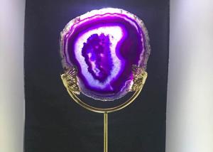 Quality Home Decor Small Stones For Crafts , Natural Agate Stone Fashionable Appearance wholesale