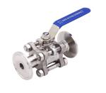 Customized Support OEM Sanitary Stainless Steel 304/316L Tri Clamp 3PC Ball