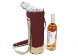 Quality Most popular round ice insulated cooler bag single wine bottle bags wholesale