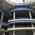 Blue Super Inorganic Fabric Fire Roller Curtain Reasonable Good Price High