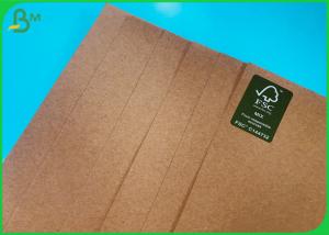 Quality AA Grade Recycled Kraft Paper Roll / 80g To 400g Brown Uncoated Kraft Paper wholesale