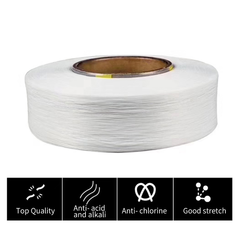 Black White Ear Loop For KN95 Flat Cord Disposable Rope Eco friendly Nylon Elastic Band For Headbands