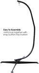 Outdoor Furniture Solid Steel Standing Frame for Hanging Hammock Air Porch Swing