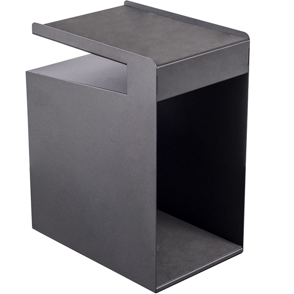 Black Hidden Solid Top Vertical Metal Hanging Underdesk Drawer Storage Organizer for Standing Desk