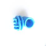 Rod insulator for round posts with 21mm diameter Blue wood post insulator bobbin