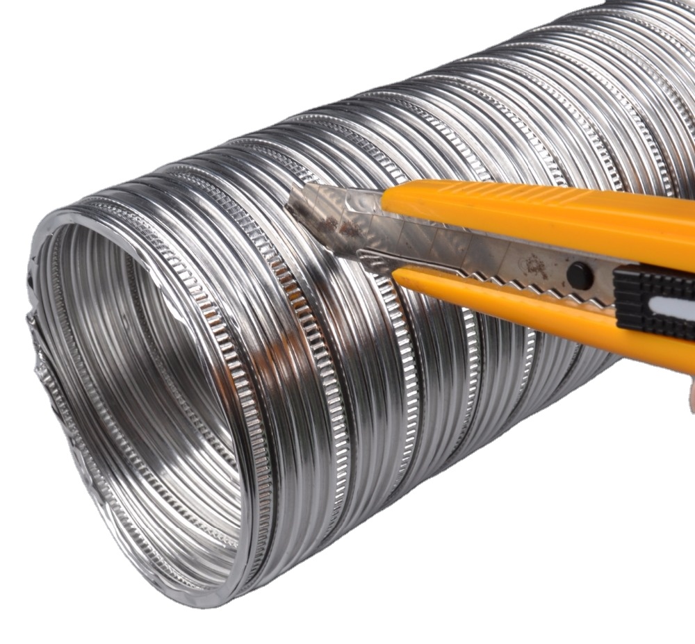 Cooling Function Flexible Aluminum Hose with High Temperature Ventilation and Plastic